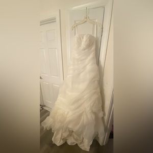 Casablanca,2064 wedding dress 12 originally altered on the top see measurements